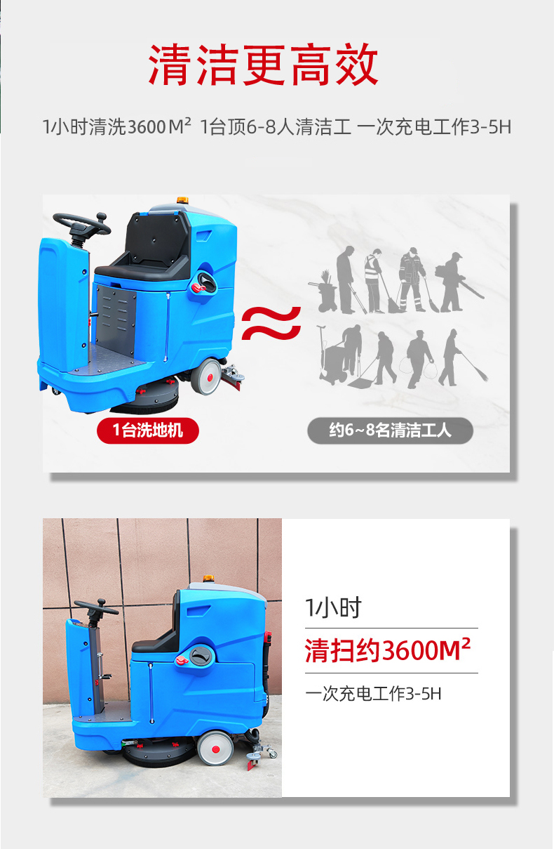 廊坊驾驶式洗地机更适合用在高铁站